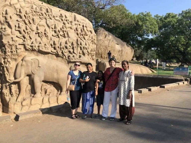 Clarendo Management Team visiting Mahabalipuram together with their Gislen Software team