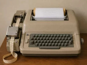 Old Teletype terminal